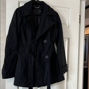 Jou Jou Black Trench Coat